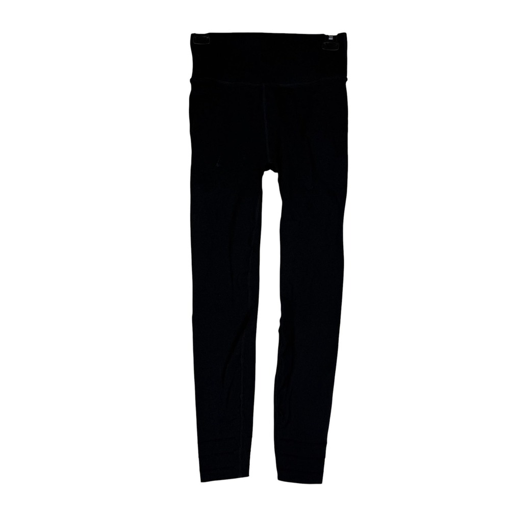 Fabletics SculptKnit Leggings Womens XS Black High Rise Ankle Textured Athletic